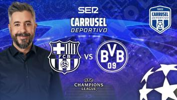 Retransmisión de la ida de cuartos de final de la Champions entre FC Barcelona y borussia Dortmund