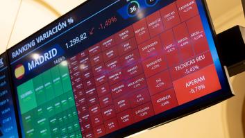 El IBEX 35 vuelve a bajar: mantiene pérdidas del 2% tras la entrada en vigor de los nuevos aranceles de Trump