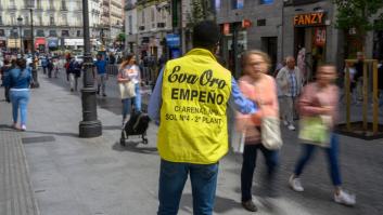 Trump llena a reventar los 'compro oro' del centro de Madrid: "Somos el banco de los pobres"