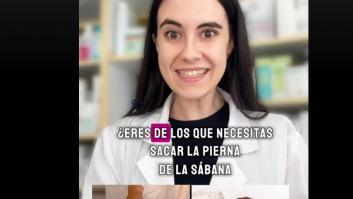 Una farmacéutica explica la razón por la que la gente saca la pierna de la sábana mientras duerme