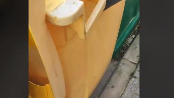 Se lleva el susto de su vida al encontrarse esto en un contenedor: lleva un millón de visitas y subiendo