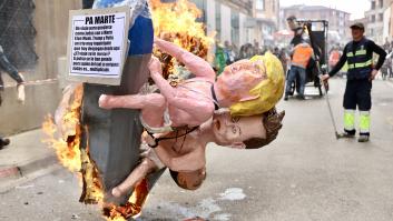 Trump, Putin y Netanyahu se cuelan en la Semana Santa en un día para quemar a los Judas