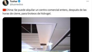 Un español alucina con lo que han hecho en este centro comercial chino a la hora del cierre