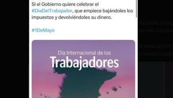 El Partido Popular comparte este tuit por el Día del Trabajador y el error es tremendo: lo han terminado borrando