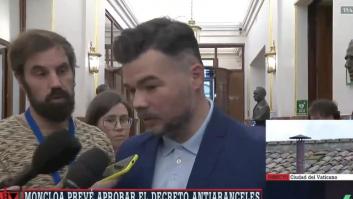 Preguntan a Rufián por su cardenal favorito para ser el nuevo papa: imposible superar la respuesta
