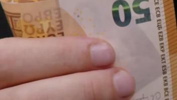 El Banco de España lo avisa : si tienes un billete de 50 euros como este, mal asunto
