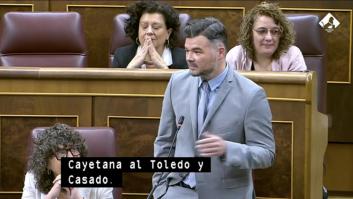 Lo que Rufián dice en el Congreso de Ayuso y Frank Cuesta recorre España como la pólvora