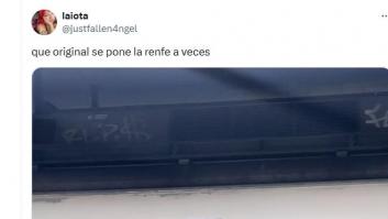 Comparte el letrero que se ha visto en un tren de Renfe y el lio ya está montado