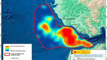 El Gobierno emite un comunicado de urgencia para evitar navegar entre el Golfo de Cádiz y el Estrecho