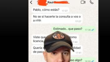 Le hace por WhatsApp esta pregunta a su jefe y lo deja sin palabras: "¿Estás bien? ¿Cómo pasaste el psicotécnico?"