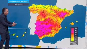 Roberto Brasero prende el fin de semana con su aviso: "Parecerá julio por lo que viene de África"
