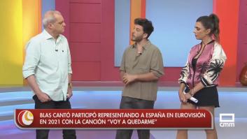 Blas Cantó recuerda que quedó igual que Melody en Eurovisión pero se lleva la ovación por lo que añade después