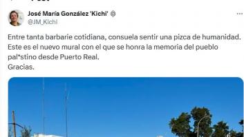 El reivindicativo mural que ha aparecido en un pueblo de Cádiz: "Consuela sentir una pizca de humanidad"