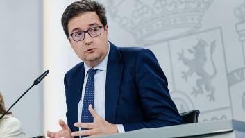 Óscar López dice que el PP ha llenado la Plaza de España de "insultos y odio": "Feijóo no tira"