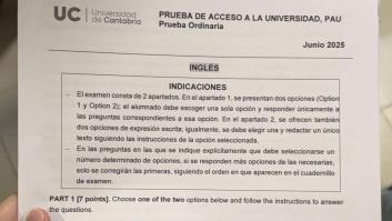 Esta pregunta del examen de Inglés en la PAU de Cantabria es de no creer: "Nos va a subir la media a todos"