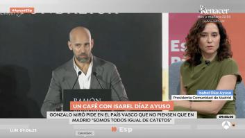 Le ponen a Ayuso lo que dijo Gonzalo Miró de ella y no tiene reparos en decirle todo esto
