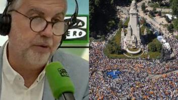 Alsina tiene algo que decirle al PP de las cuentas que saca de su manifestación "a ojo de buen cubero"