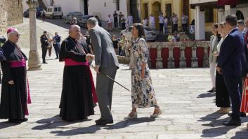 Hay un detalle de este look de Letizia que está siendo analizado en Italia: la llaman la "experta real"