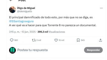 Santiago Segura arrasa con su respuesta a este mensaje sobre lo del PSOE