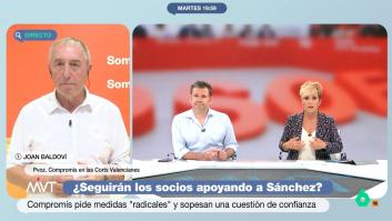 Baldoví cuenta ahora lo que le dijo a su mujer de Santos Cerdán: Cristina Pardo no da crédito