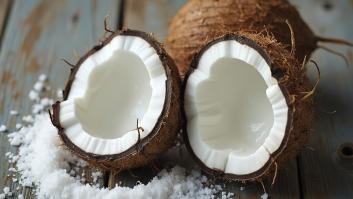 Va al supermercado, se extraña del sabor de un coco, lo abre y todo el mundo queda atónico con su interior
