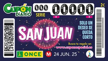 Cupón ONCE San Juan 2025: horario y dónde ver en directo el sorteo especial del 24 de junio