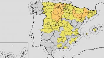 La AEMET pone en aviso a estas zonas de España por "posibilidad de tormentas muy fuertes"