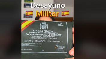 Abre el desayuno de los militares españoles y alucina con lo que se encuentra: no es la única