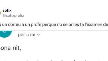 Le envía un correo a un profesor para preguntarle dónde es el examen y se lleva la respuesta más inesperada
