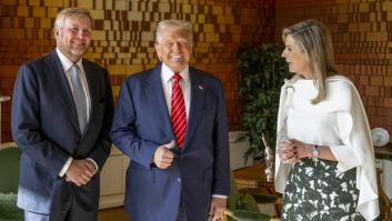 "¿Ha imitado a Donald Trump?": muchos se lo preguntan tras ver este momento de Máxima de Holanda con él