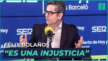 Félix Bolaños: “Extender una sombra de sospecha al PSOE es una injusticia"