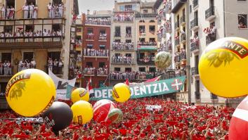 Un detenido en incidentes con la Policía Nacional minutos antes del chupinazo