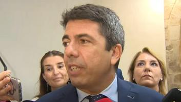 La cara de Mazón cuando le preguntan por Camps dice mucho más que su respuesta