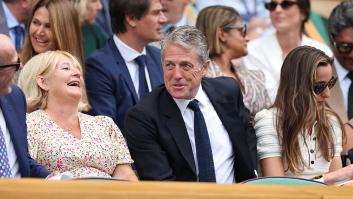 Las cámaras de Wimbledon enfocan a Hugh Grant en el palco y la escena ya es la imagen del día