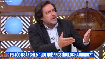 El politólogo Luis Arroyo no duda en reaccionar al instante con una frase al escuchar a Feijóo y "la prostitución"