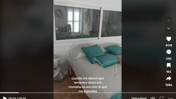 "Cuando me dijeron que teníamos vistas a la montaña no era esto lo que me esperaba": la sorpresa, total