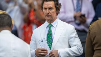 Las cámaras captan lo que hace Matthew McConaughey cuando Kate Middleton llega a la final de Wimbledon