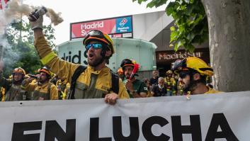 Madrid en llamas: los bomberos forestales se plantan para sofocar "la peor crisis de personal en su historia reciente"