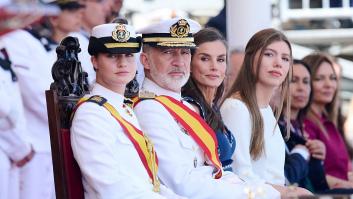 Los reyes Felipe y Letizia y sus hijas Leonor y Sofía, en alerta por los incendios