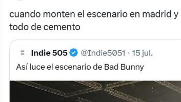Se filtra una foto de cómo es el escenario de la gira de Bad Bunny y es Almeida el que se lleva el dardo