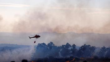 Las impactantes imágenes de las llamas del incendio en Méntrida (Toledo)