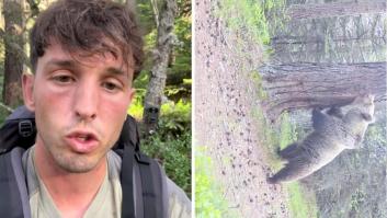 Deja su cámara grabando en el valle de Arán y cuando ve las imágenes alucina él y toda España