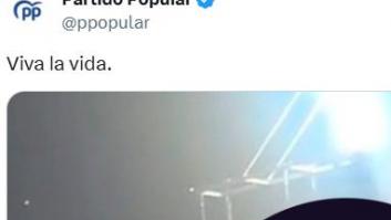 El PP ve la imagen de la infelidad en el concierto de Coldplay y lo usa de una forma que trae cola