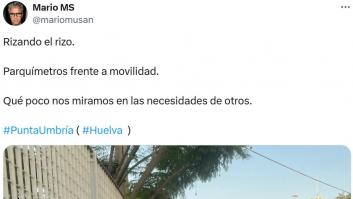 Denuncia con una simple foto lo que pasa en esta acera de un pueblo de Huelva