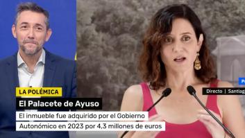Javier Ruiz pone a Ayuso frente al espejo y da todos estos datos sobre su palacete: a ella no le va a gustar