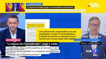 Encontronazo en directo entre Javier Ruiz y Alfonso Serrano a cuenta de Noelia Núñez: ​"Venga, póngase cómodo"