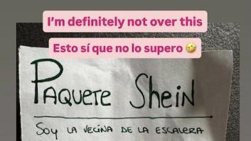 Alguien coge por error el paquete que ha pedido a Shein: el cartel que deja es digno de ‘Aquí no hay quien viva’