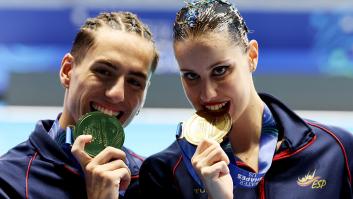 Dennis González e Iris Tió suman el tercer oro para la natación artística española en Singapur: "Hemos sabido encontrar nuestras fortalezas y aprovecharlas"