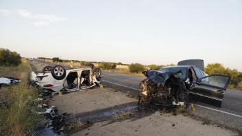 Tres menores y dos adultos muertos en un accidente de tráfico en Sisante, Cuenca