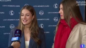 Entrevistan a Leonor y Sofía minutos antes de la final de la Eurocopa y TODOS dicen lo mismo